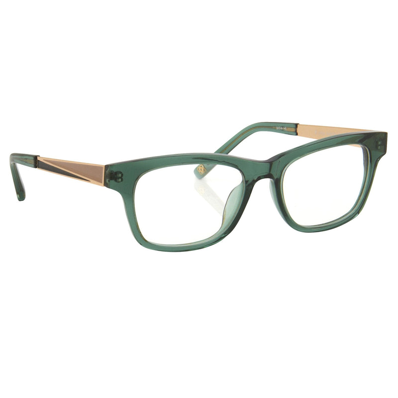 Oscar De La Renta Unisex Eyeglasses Rectangle Forest Green with Clear Lenses - ODLR41C3OPT - WatchPilot