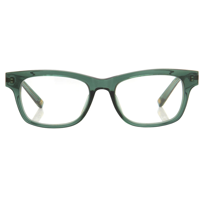 Oscar De La Renta Unisex Eyeglasses Rectangle Forest Green with Clear Lenses - ODLR41C3OPT - WatchPilot