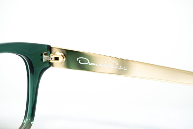 Oscar De La Renta Unisex Eyeglasses Rectangle Forest Green with Clear Lenses - ODLR41C3OPT - WatchPilot