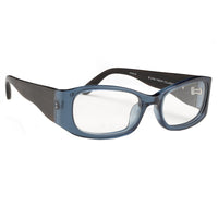 Oscar De La Renta Unisex Eyeglasses Sandalwood D-Frame Blue and Clear Lenses - ODLR42C4OPT - WatchPilot