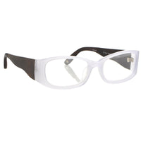 Oscar De La Renta Unisex Eyeglasses Sandalwood D-Frame Ivory and Clear Lenses - ODLR42C3OPT - WatchPilot