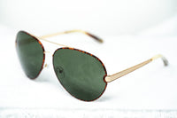 Oscar De La Renta Unisex Sunglasses Amber with Green Lenses - ODLR59C1SUN - WatchPilot