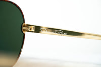 Oscar De La Renta Unisex Sunglasses Amber with Green Lenses - ODLR59C1SUN - WatchPilot