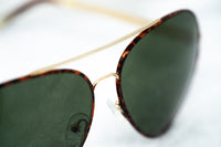 Oscar De La Renta Unisex Sunglasses Amber with Green Lenses - ODLR59C1SUN - WatchPilot