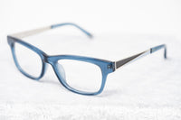 Oscar De La Renta Women Eyeglasses Multicolour Enamel D-Frame Blue and Clear Lenses - ODLR41C4OPT - WatchPilot