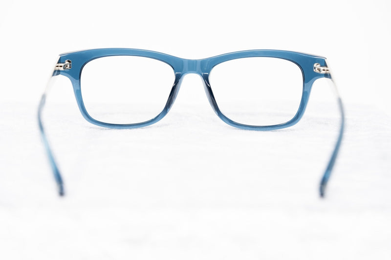 Oscar De La Renta Women Eyeglasses Multicolour Enamel D-Frame Blue and Clear Lenses - ODLR41C4OPT - WatchPilot