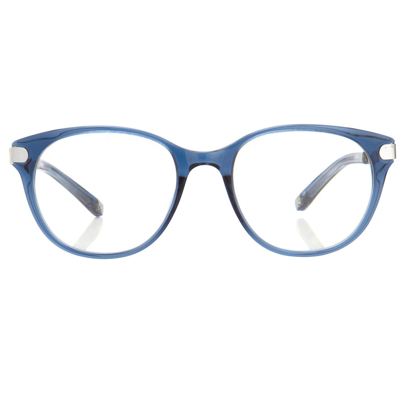 Oscar De La Renta Women Eyeglasses Multicolour Enamel Oval Blue and Clear Lenses - ODLR39C3OPT - WatchPilot