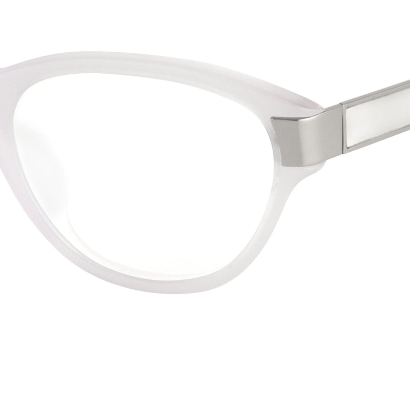 Oscar De La Renta Women Eyeglasses Oval Ivory White Mother of Pearl and Clear Lenses - ODLR37C3OPT - WatchPilot