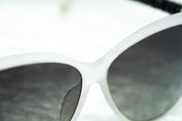 Oscar De La Renta Women Sunglasses Beads Oversized Frame Ivory and Grey Lenses - ODLR31C3SUN - WatchPilot