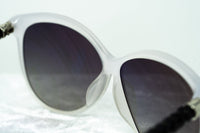 Oscar De La Renta Women Sunglasses Beads Oversized Frame Ivory and Grey Lenses - ODLR31C3SUN - WatchPilot