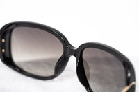 Oscar De La Renta Women Sunglasses Crystals Oversized Frame Black and Grey Graduated Lenses - ODLR64C1SUN - WatchPilot