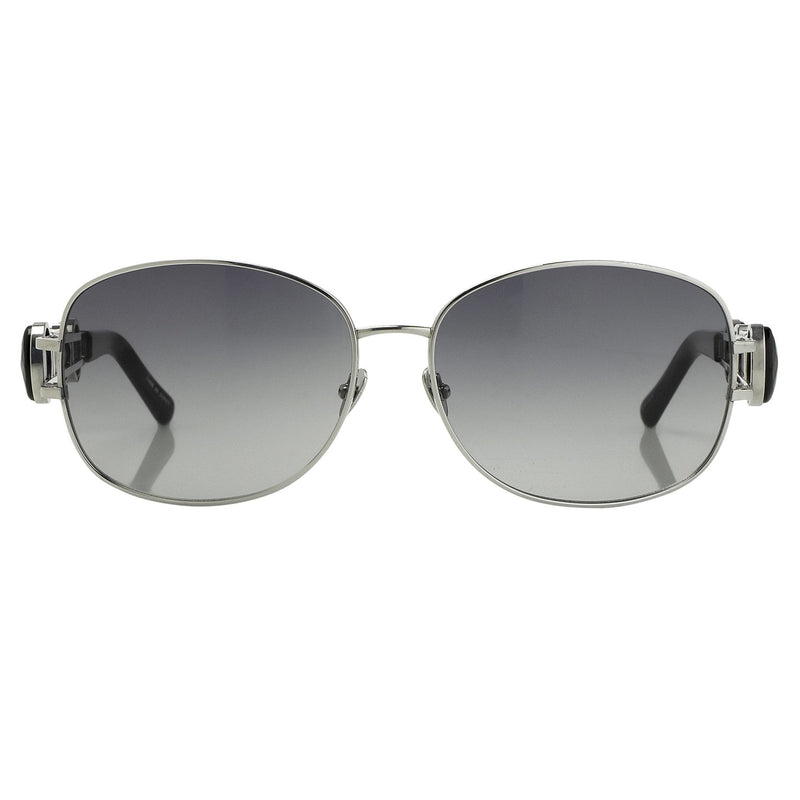 Oscar De La Renta Women Sunglasses Gemstones Oval Silver and Grey Lenses - ODLR8C5SUN - WatchPilot