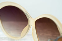 Oscar De La Renta Women Sunglasses Gemstones Oversized Frame Nude and Brown Graduated Lenses - ODLR20C5SUN - WatchPilot