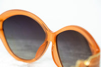 Oscar De La Renta Women Sunglasses Gemstones Oversized Frame Orange and Grey Lenses - ODLR20C3SUN - WatchPilot