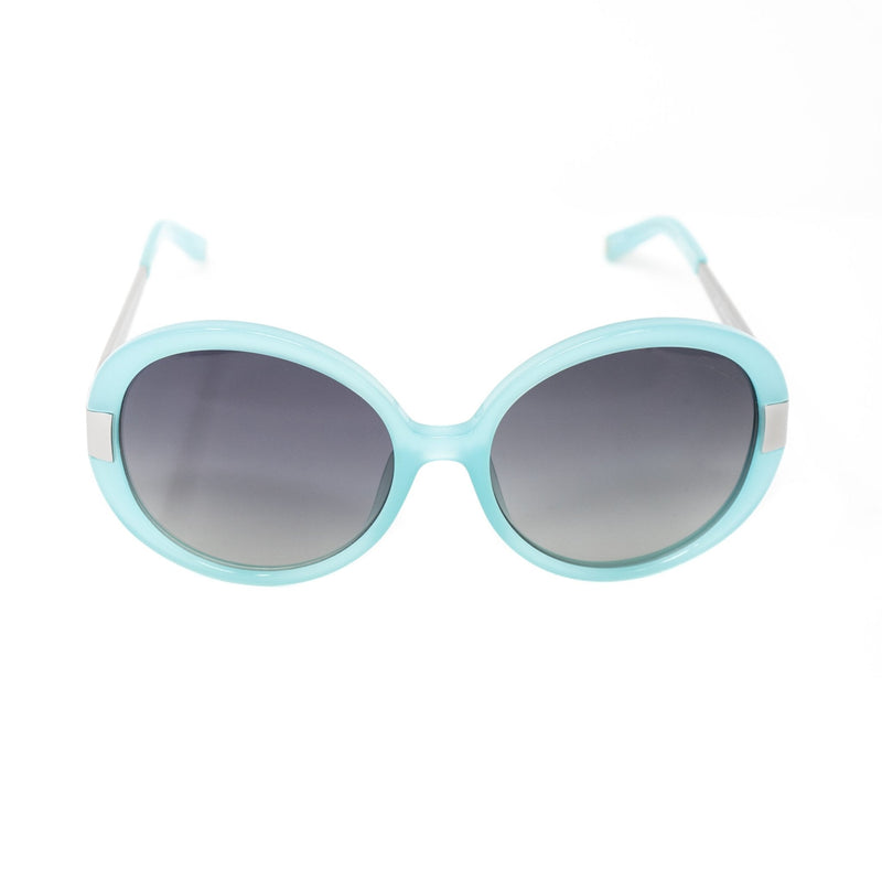 Oscar De La Renta Women Sunglasses Mother of Pearl Oversized Frame Aqua and Grey Lenses - ODLR5C7SUN - WatchPilot