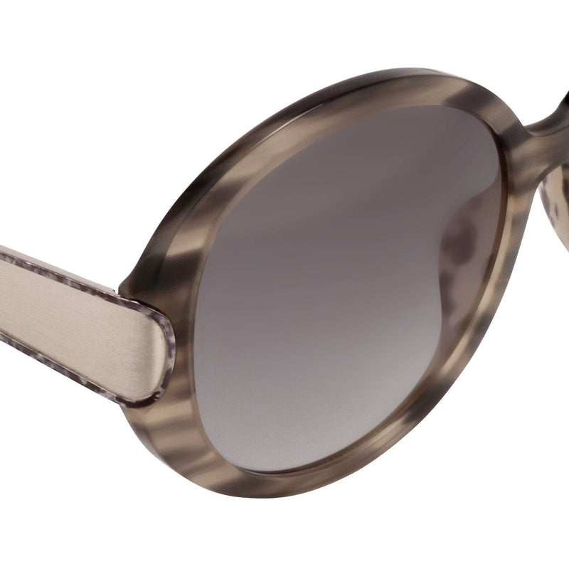 Oscar De La Renta Women Sunglasses Oversized Frame Inky Horn and Grey Lenses - ODLR58C4SUN - WatchPilot