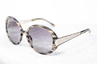 Oscar De La Renta Women Sunglasses Oversized Frame Inky Horn and Grey Lenses - ODLR58C4SUN - WatchPilot