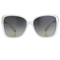 Oscar De La Renta Women Sunglasses Oversized Frame Ivory with Grey Lenses - ODLR27C3SUN - WatchPilot