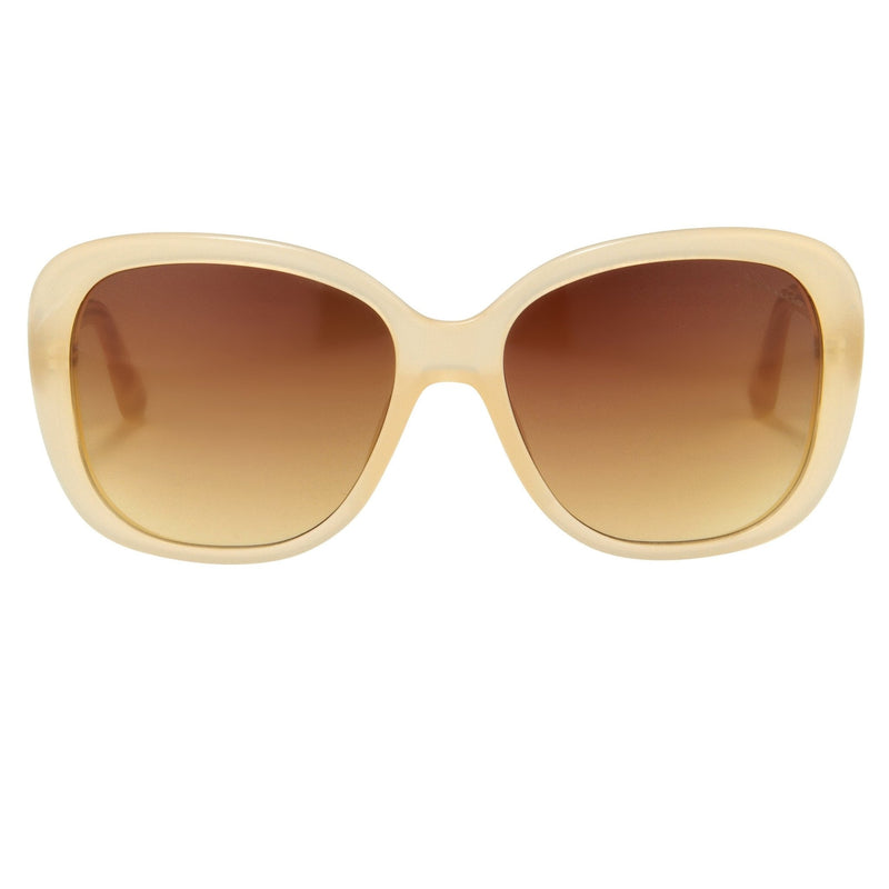 Oscar De La Renta Women Sunglasses Oversized Frame Nude with Amber Lenses - ODLR45C5SUN - WatchPilot