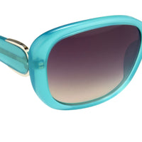 Oscar De La Renta Women Sunglasses Oversized Frame Spearmint and Purple Lenses Category 3 - ODLR45C4SUN - WatchPilot