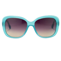 Oscar De La Renta Women Sunglasses Oversized Frame Spearmint and Purple Lenses Category 3 - ODLR45C4SUN - WatchPilot