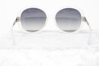 Oscar De La Renta Women Sunglasses Round Ivory White Mother of Pearl and Grey Lenses - ODLR5C8SUN - WatchPilot