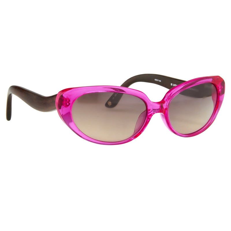 Oscar De La Renta Women Sunglasses Sandalwood Oval Pink and Grey Lenses - ODLR43C10SUN - WatchPilot