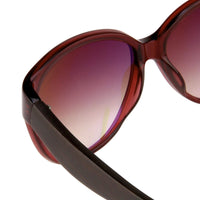 Oscar De La Renta Women Sunglasses Sandalwood Oval Red and Brown Graduated Lenses - ODLR30C5SUN - WatchPilot