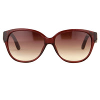 Oscar De La Renta Women Sunglasses Sandalwood Oval Red and Brown Graduated Lenses - ODLR30C5SUN - WatchPilot