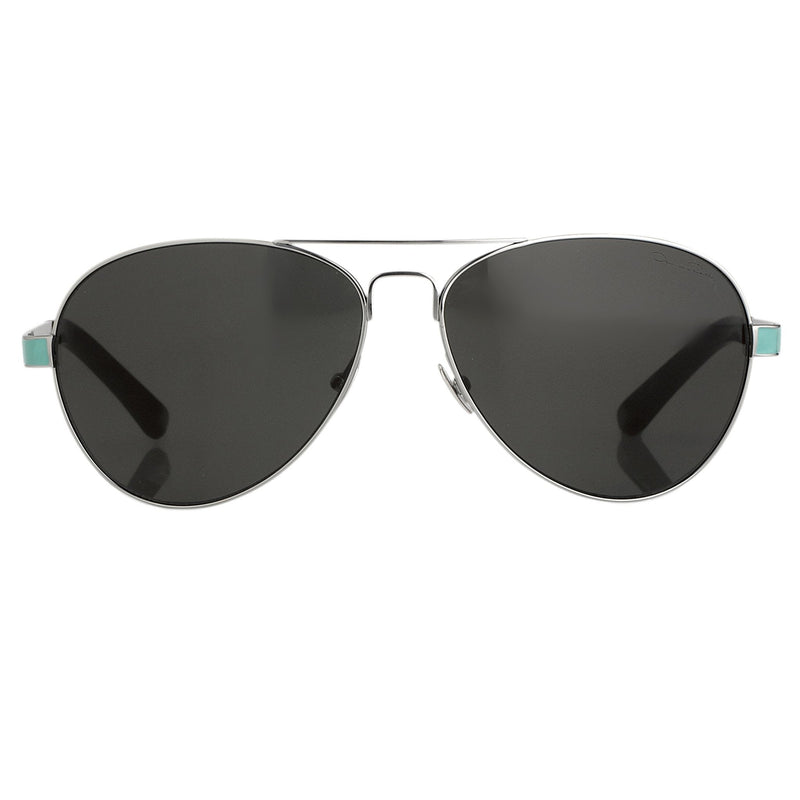 Oscar De La Renta Women Sunglasses Silver Multicoloured Enamel with Dark Grey Lenses Category 3 - ODLR44C6SUN - WatchPilot