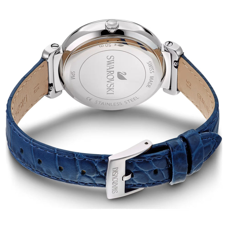 Swarovski Passage Moon Phase Ladies Blue Watch 5613320