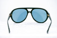 Phillip Lim Sunglasses Aviator Male Hunter Beetle Green CAT3 Dark Tint Green Mirror Lenses - PL117C5SUN - WatchPilot