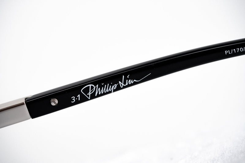 Phillip Lim Sunglasses Black and Silver Aviator with Bang Bang Black Lenses Category 4 - PL170C7SUN - WatchPilot