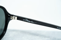 Phillip Lim Sunglasses Black Shiny Silver and Blue Mirror Lenses Category 3 - PL16C23SUN - WatchPilot