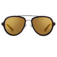 Phillip Lim Sunglasses Brown Gunmetal and Bronze Mirror Lenses Category 3 - PL16C20SUN - WatchPilot