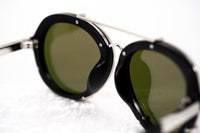 Phillip Lim Sunglasses Brushed Black and Nickel Aviator with Red Mirror Lenses Category 2 - PL170C6SUN - WatchPilot