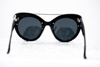 Phillip Lim Sunglasses Cat Eye Female Black CAT4 Dark Tint Bang Bang Black Lenses - PL167C1SUN - WatchPilot