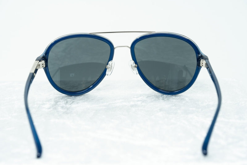 Phillip Lim Sunglasses Deep Blue Silver and Green Lenses Category 3 - PL16C29SUN - WatchPilot