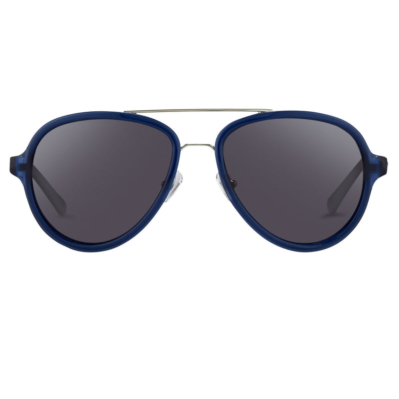 Phillip Lim Sunglasses Deep Blue Silver and Green Lenses Category 3 - PL16C29SUN - WatchPilot