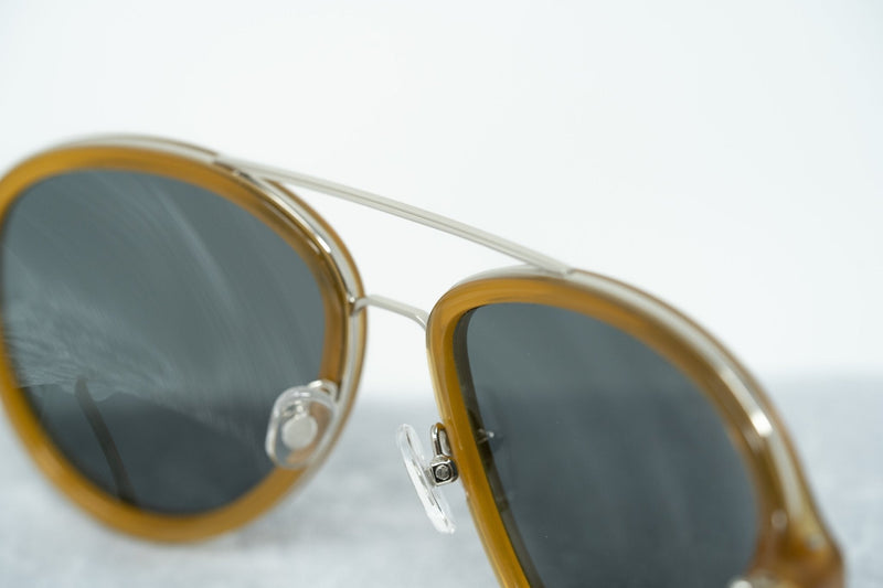 Phillip Lim Sunglasses Honey Silver and Fog Green Lenses Category 3 - PL16C30SUN - WatchPilot