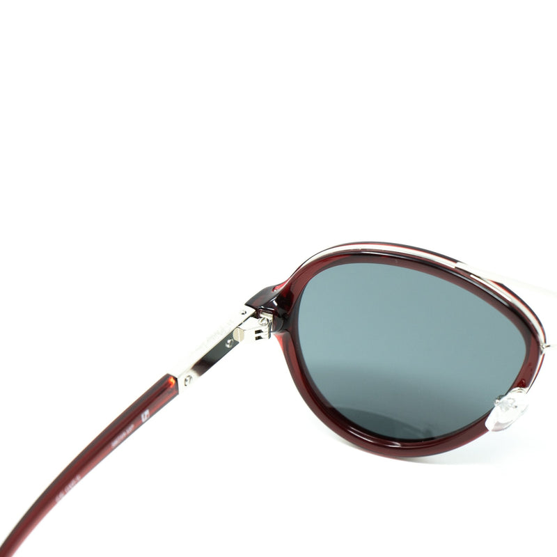 Phillip Lim Sunglasses Merlot Silver and Green Lenses Category 3 - PL16C31SUN - WatchPilot