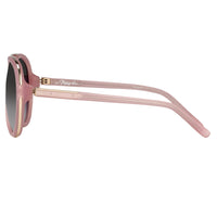 Phillip Lim Sunglasses Pink Brushed Gold and Grey Graduated Lenses Category 3 - PL16C15SUN - WatchPilot