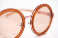 Phillip Lim Sunglasses Round Rose and Pink Nickel with Pink Tinted Lenses Category 1 - PL11C32SUN - WatchPilot