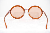 Phillip Lim Sunglasses Round Rose and Pink Nickel with Pink Tinted Lenses Category 1 - PL11C32SUN - WatchPilot