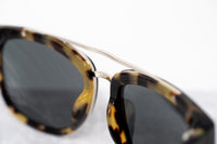 Phillip Lim Sunglasses with Rectangular Tortoiseshell Silver and Fog Green Lenses Category 3 - PL144C6SUN - WatchPilot