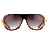 Prabal Gurung Sunglasses Female Aviator Tortoise Shell Acetate CAT3 Grey Lenses PG10C3SUN - WatchPilot