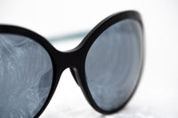 Prabal Gurung Sunglasses Female Oversized Black and Black/Teal Category 3 Silver Mirror Lenses PG22C5SUN - WatchPilot