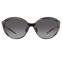 Prabal Gurung Sunglasses Female Oversized Grey Horn Trans Orange Category 3 Grey Lenses PG22C3SUN - WatchPilot