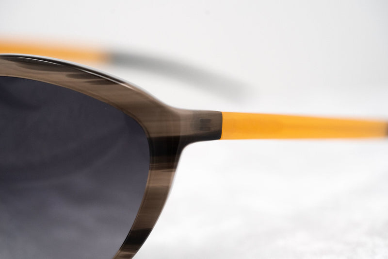 Prabal Gurung Sunglasses Female Oversized Grey Horn Trans Orange Category 3 Grey Lenses PG22C3SUN - WatchPilot