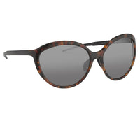 Prabal Gurung Sunglasses Female Oversized TortoiseShell Category 3 Grey Lenses PG22C6SUN - WatchPilot